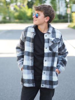 Fadenkäfer Papierschnittmuster Hemdjacke Flo Kinder